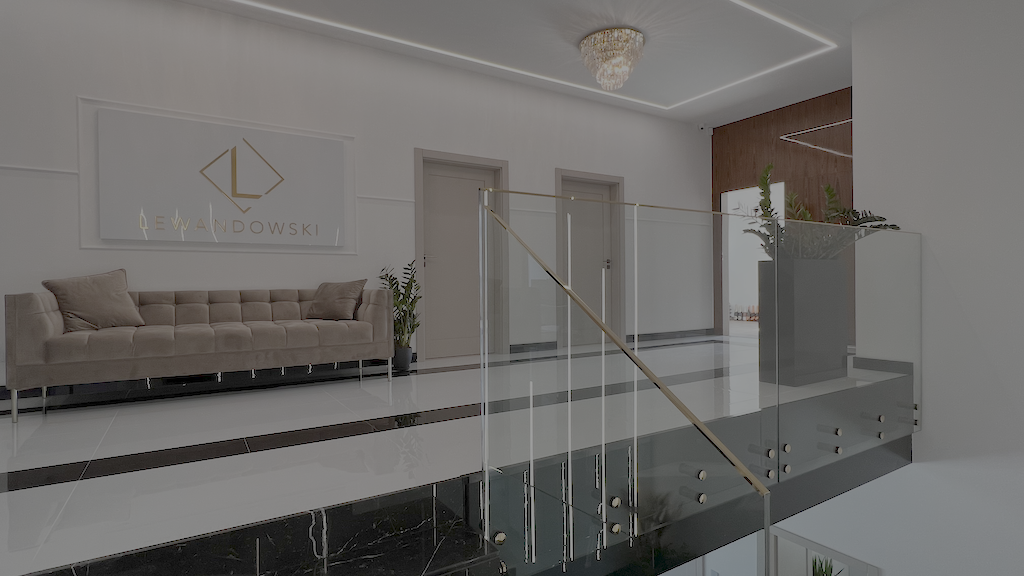 balustrady-brodnica-szklane zdjęcie przedstawiające balustradę zainstalowaną w Klinice Urody Lewandowski w Brodnicy