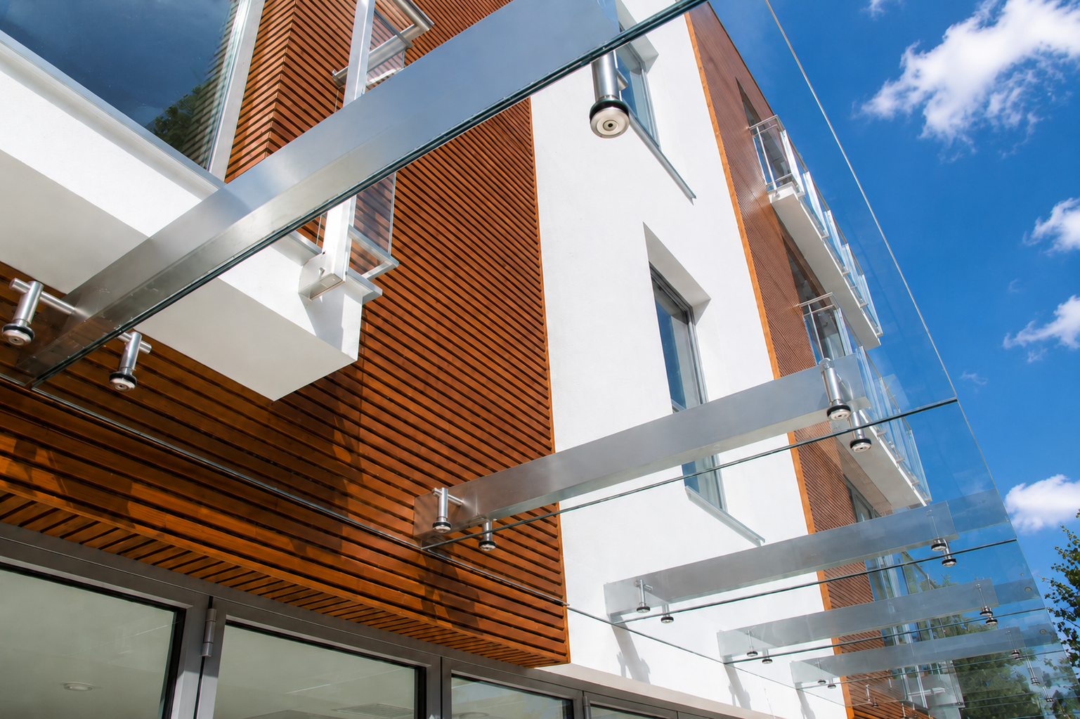 Balustrady aluminiowo-szklane OLIGOTECH realizacja 2